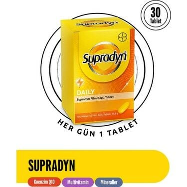 Supradyn Daily Koenzim Q10 30 Film Kaplı Tablet