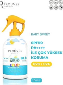 The Prouvée Réponses Baby Sun Bebek Güneş Koruyucu Sprey SPF50+ 200 ml