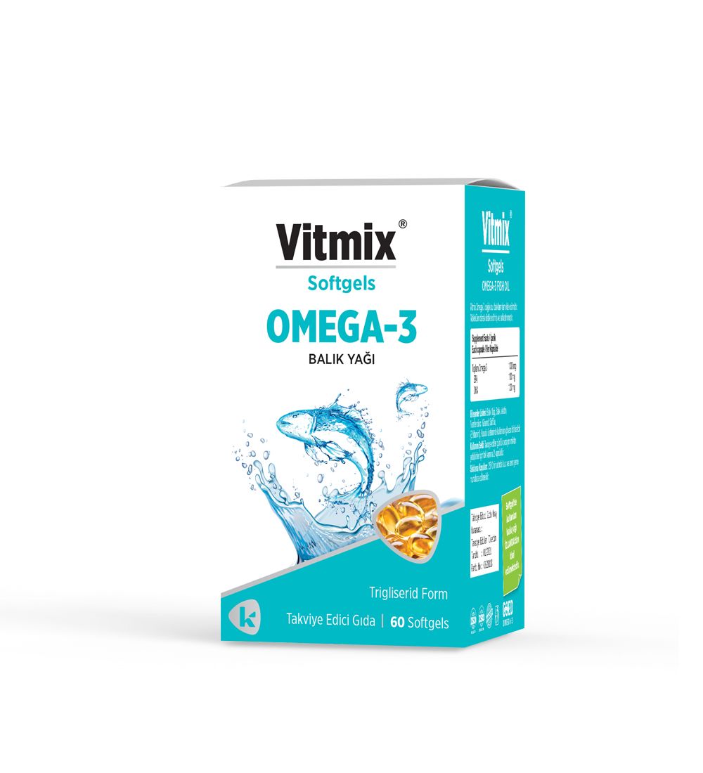 OMEGA 3 BALIK YAGI 60 KAPSÜL VITMIX