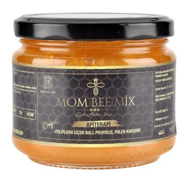 Mom Bee Apiterapi ( Paliflora Çiçek Balı,Propolis,Polen ) Karışımı 450 gr