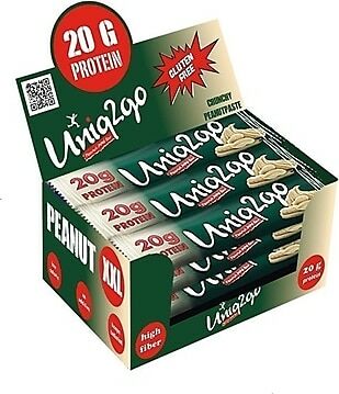 Uniq2go Peanut XXL Protein Bar Fıstık Ezmeli 12'li 67 gr