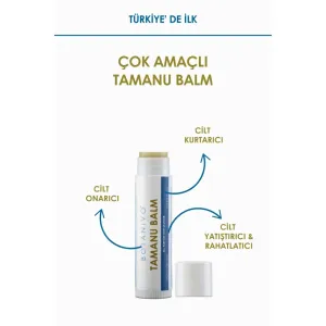 Botanivo Çok Amaçlı Tamanu Balm Cilt Kurtarıcı Onarıcı Yatıştırıcı Organik İçerikli Stick 5 ml