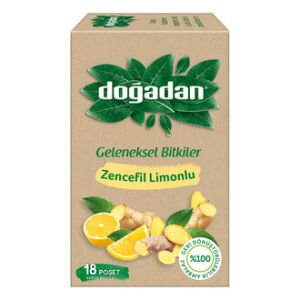 Doğadan Geleneksel Bitkiler Zencefil Limonlu Bitki Çayı 18'li