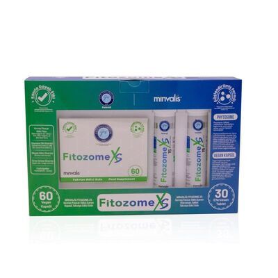 Minvalis Fitozome XS 60 Kapsül + Minvalis Fitozome XS 30 Efervesan Tablet