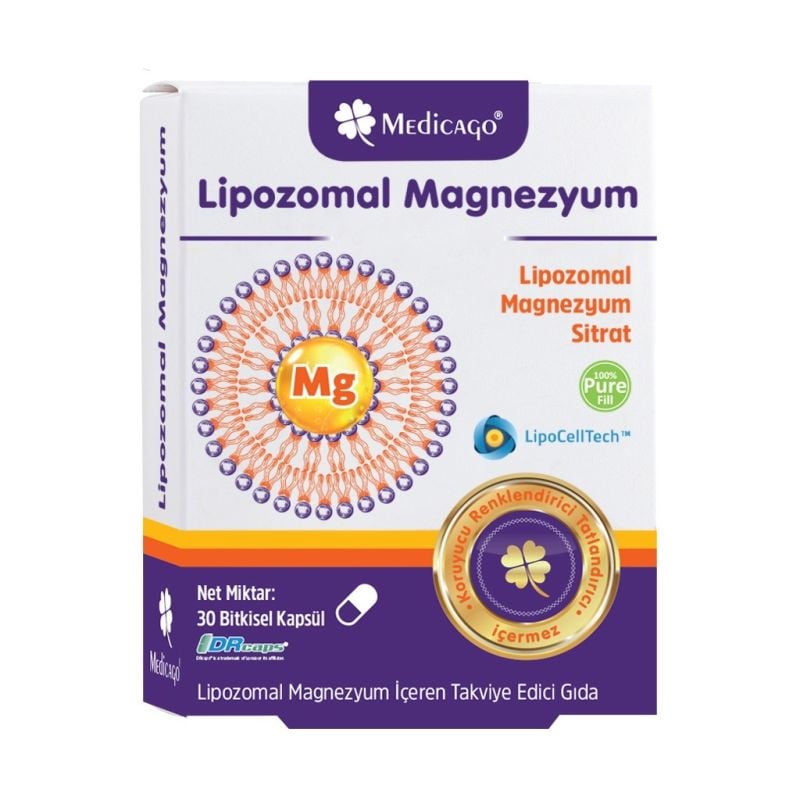 Lıpozomal Magnez Sıtrat 30 Kapsul