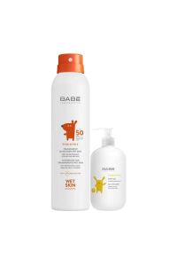Babe Pediatric Trasparent Sunscreen Wet Skin SPF50 200 ml + 100 ml Banyo Jeli Hediye