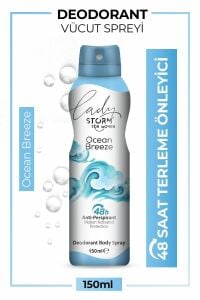 Lady Storm Kadın Deodorant Sprey Ocean Breeze 150 ml
