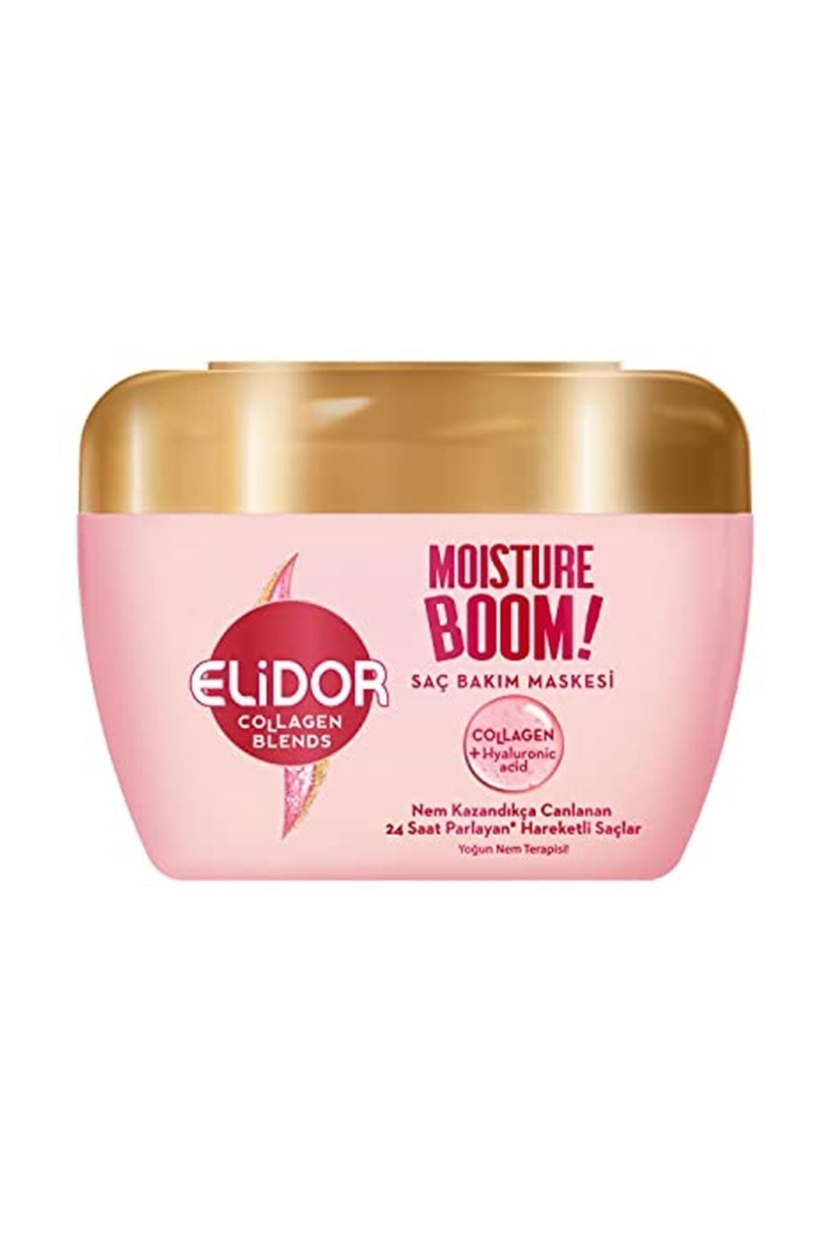 Elidor Collagen Blends Moisture Boom Saç Bakım Maskesi 160 ml