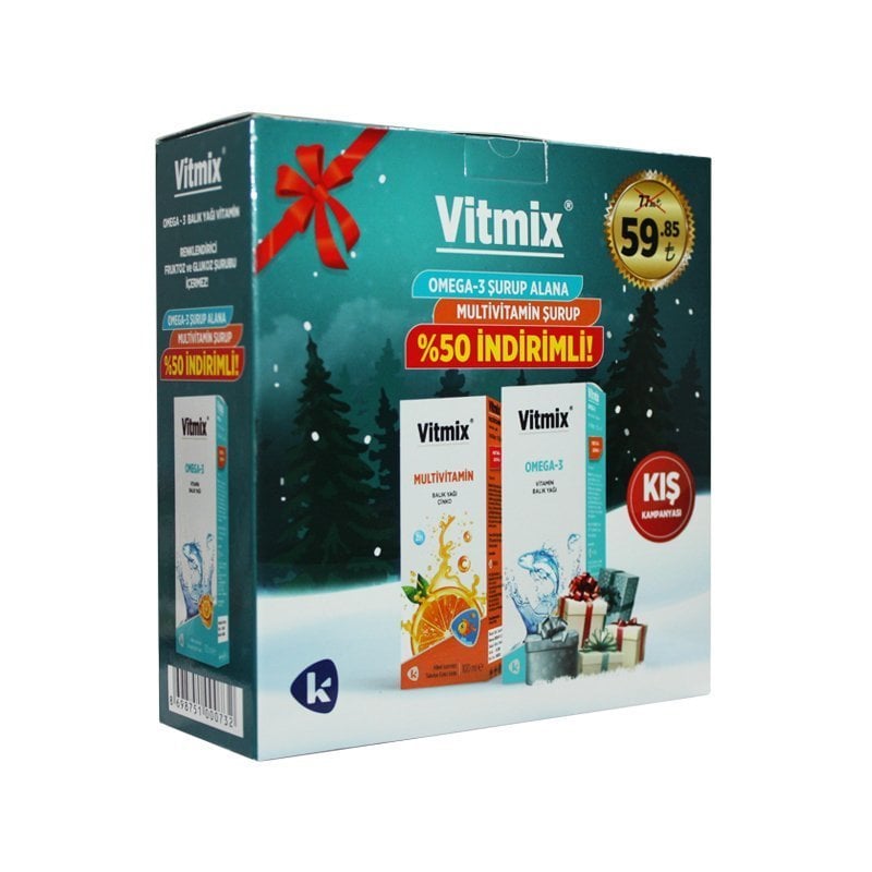 Vitmix Omega-3 Şurup Alana Multivitamin Şurup %50 İndirimli