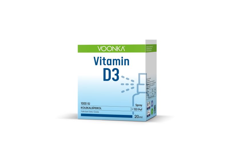 VOONKA VITAMIN D3 1000 IU MCT SPREY 20 ML
