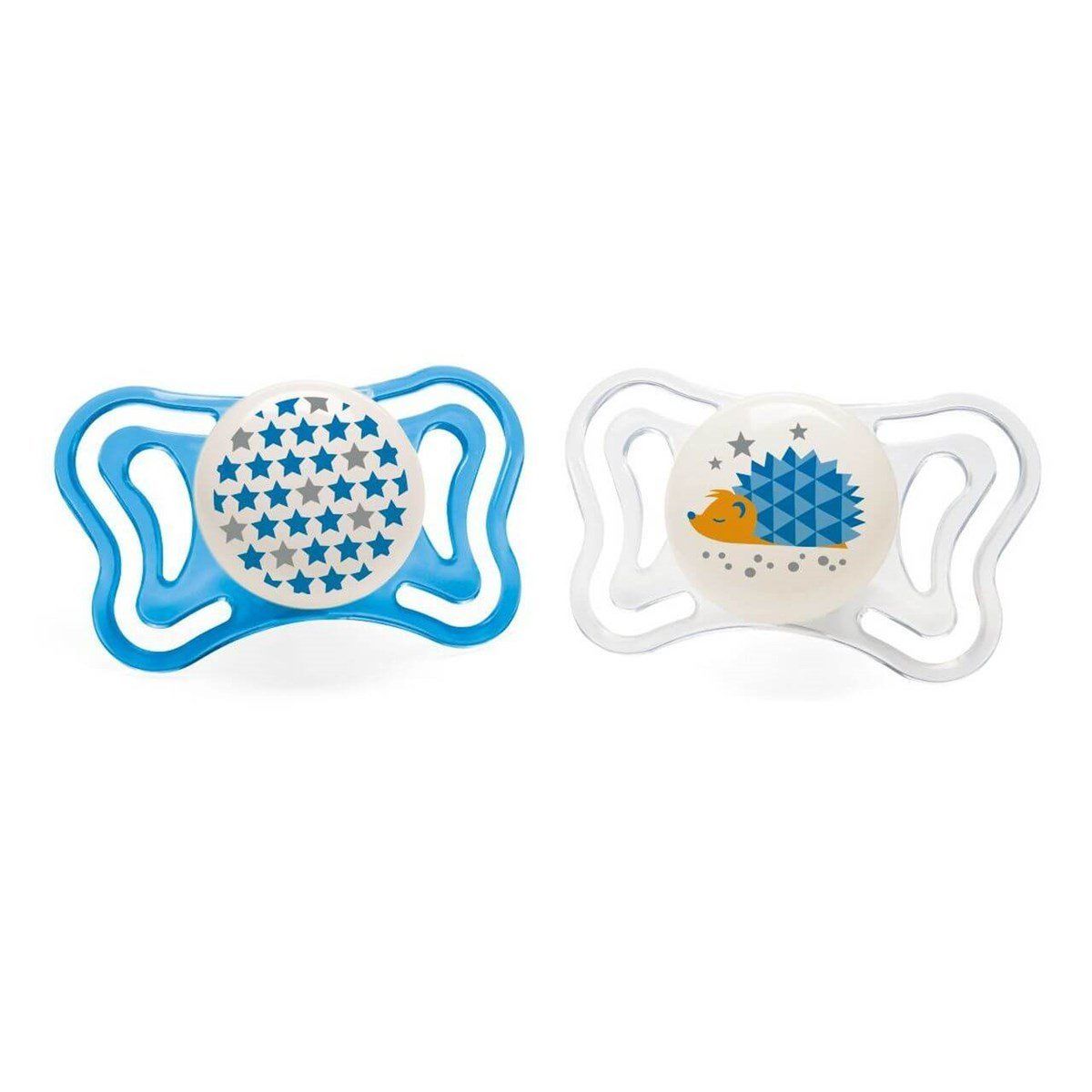 Chicco Pyhsioforma Light Gece Parlayan Silikon Emzik 16-36 Ay 2'li - Erkek