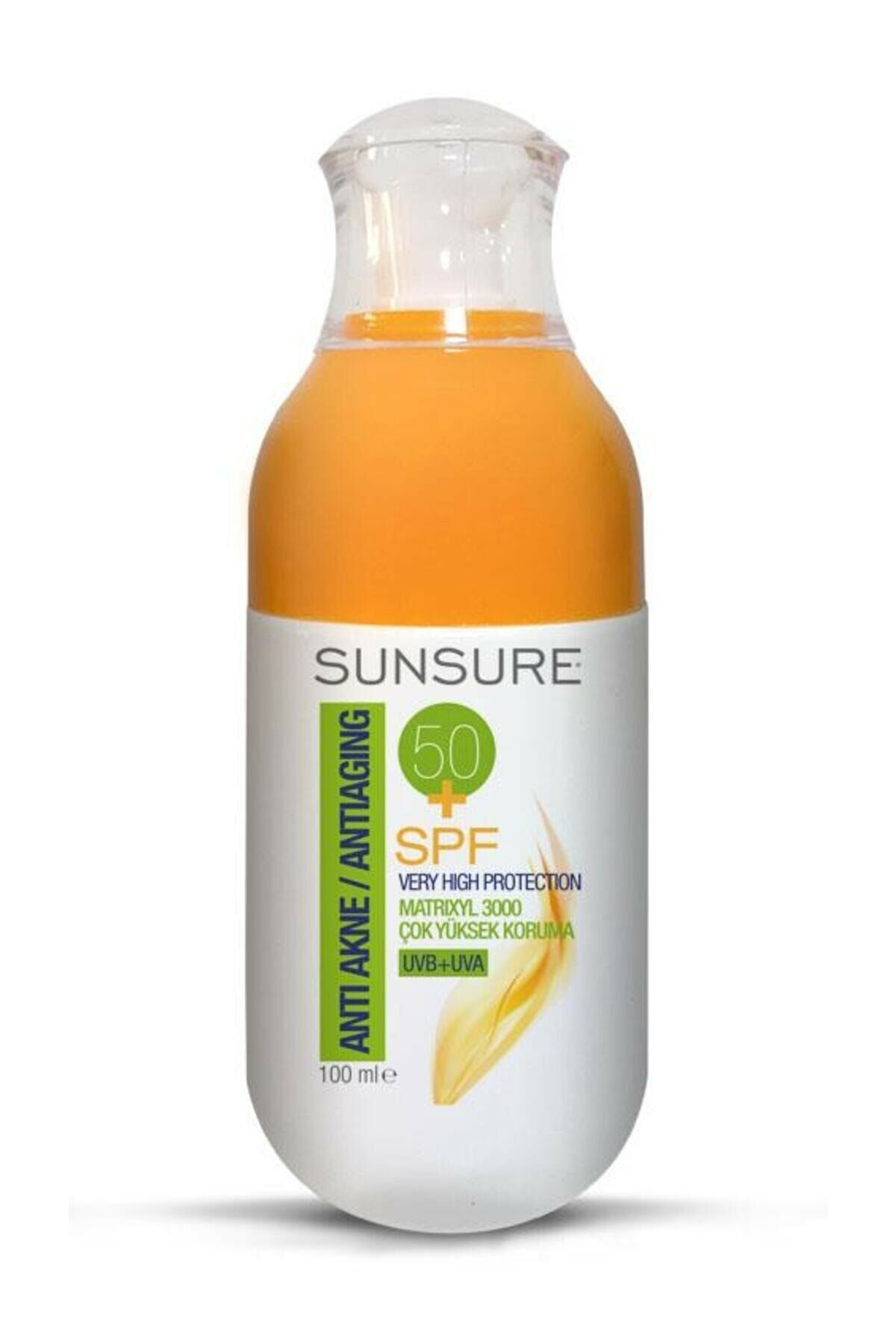 Dermo Clean Sunsure Anti Akne SPF50 100 ml - 100 Adet