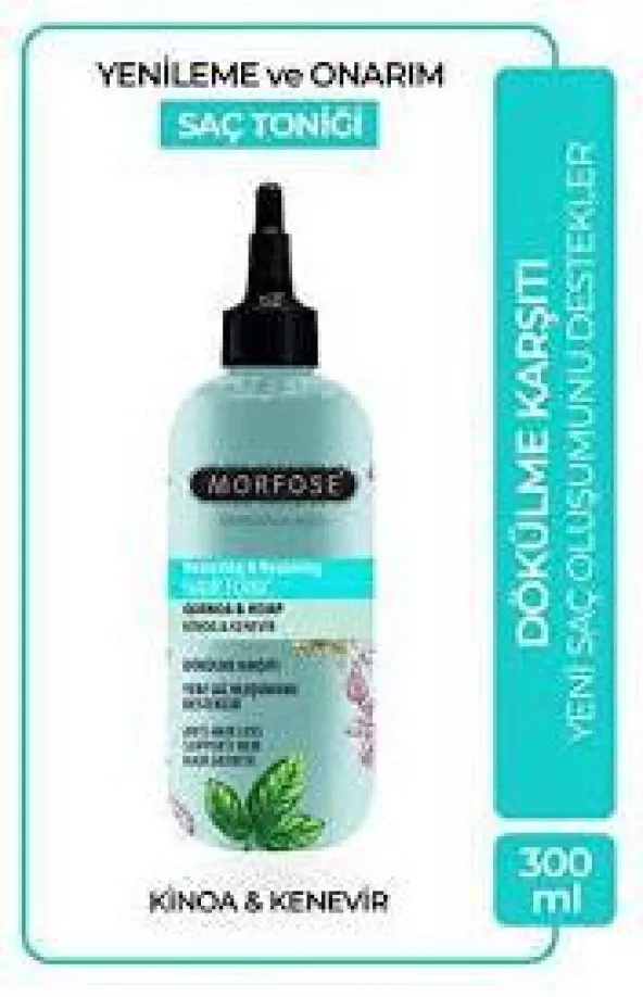 Morfose Yapilandirici ve Onarıcı Saç Toniği Kinoa Kenevir 300 ml