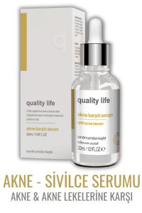 Quality Life Akne Serumu Sivilce Siyah Nokta Leke Akne Karşıtı 30 ml