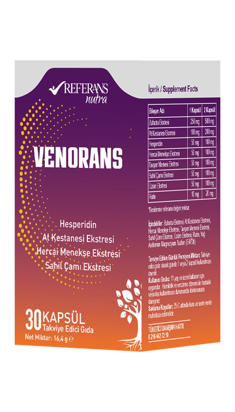 REFERANS NUTRA VENORANS 30 KAPSUL