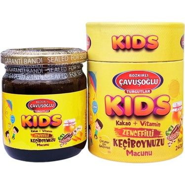 Bozkırlı Çavuşoğlu Kids Zencefilli Keçiboynuzu Macunu 240 gr