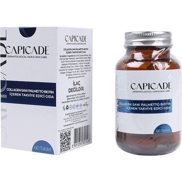 Capicade Biotin Collagen 60 Tablet - 3 Adet