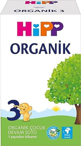 Hipp 3 Organik Devam Sütü 600 gr