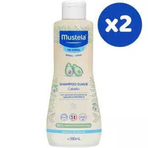Mustela Gentle Shampoo Papatya Özlü Bebek Şampuanı 500 ml - 2 Adet