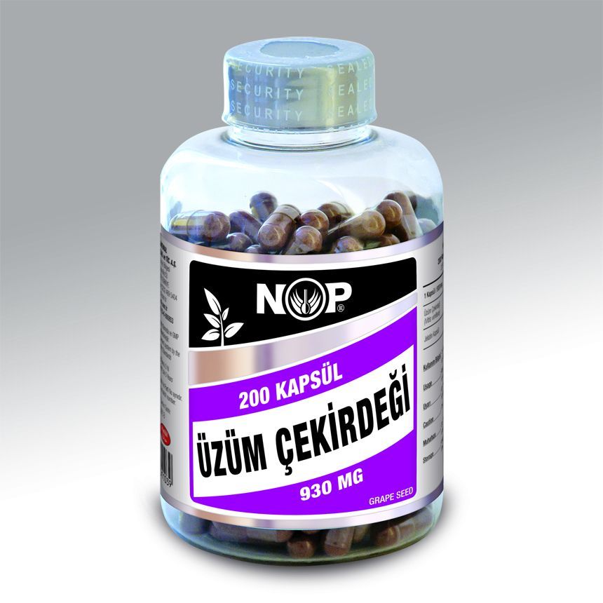 Üzüm Çekirdeği  200 Kapsül x 930 mg