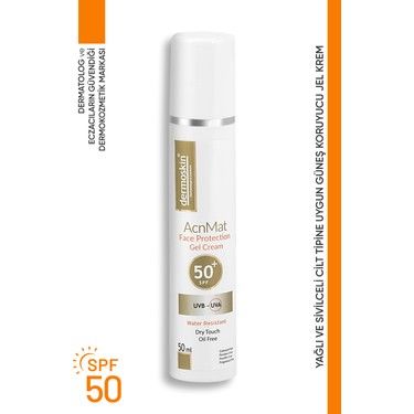Dermoskin Acne Mat Face Protection SPF50+ 50 ml