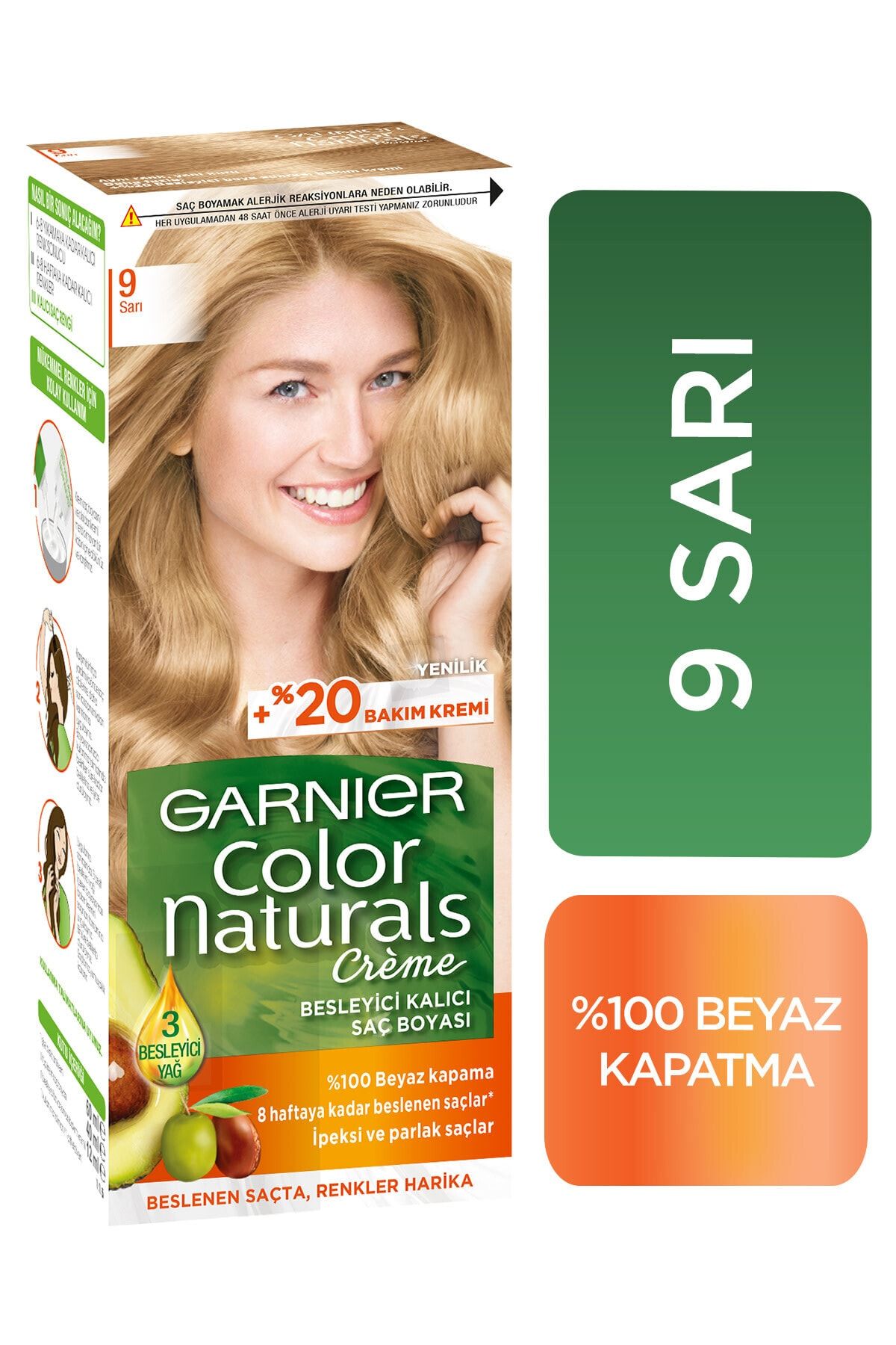 Garnier Colour Natural Boya - 9 Sarı