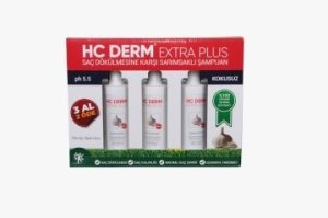Hc Derm Extra Plus Saç Dökülme Sarımsaklı Şampuanı 250ml 3 Al 2 Öde