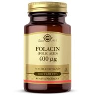 SOLGAR FOLIC ACID (FOLACIN) 400 MCG 100 TAB.