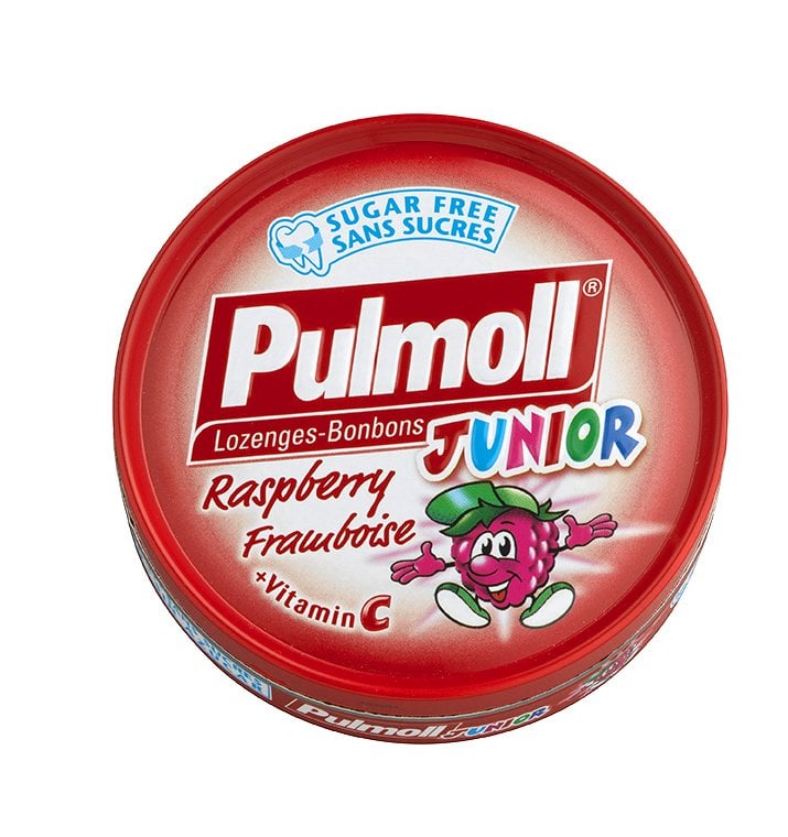 Pulmoll Junior Frambuaz 45 gr Pastil
