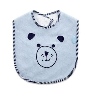 Babyjem Havlu Önlük Sevimli Hayvanlar Mavi Ayıcı