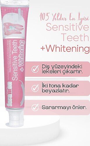 Foramen Sensitive Teeth Hassas Dişler İçin Beyazlatıcı Diş Macunu 75 ml