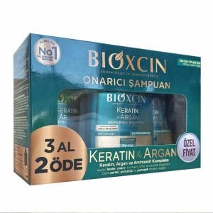 Bioxcin Keratin ve Argan Onarıcı Şampuan 300 ml - 3 Al 2 Öde