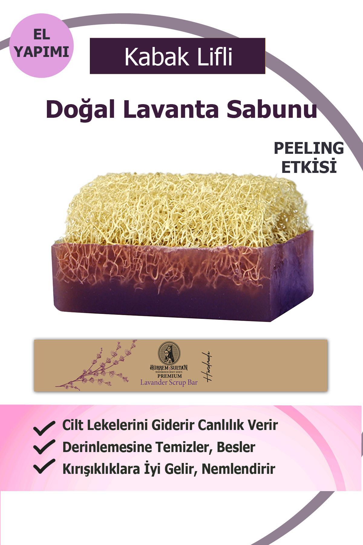 Hürrem Kabak Lifli Sabun Lavanta 110 gr