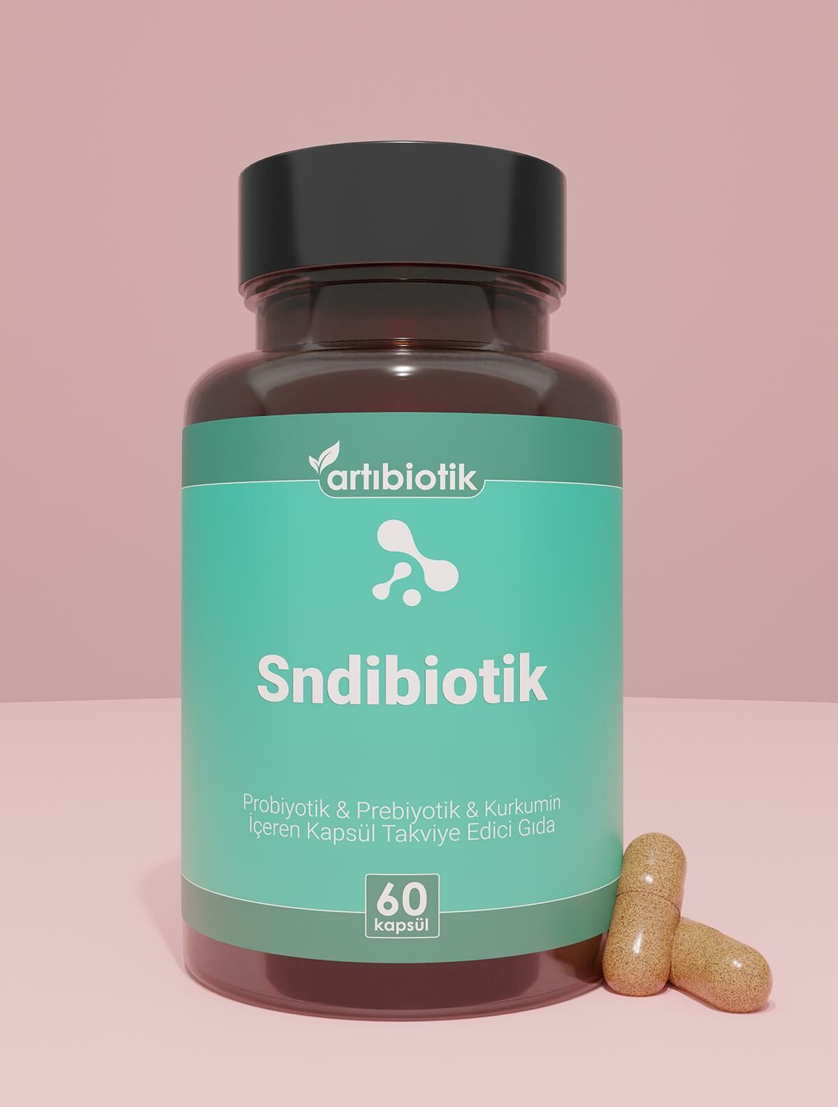 Artıbiotik Sndibiotik Kurkumin 60 Kapsül