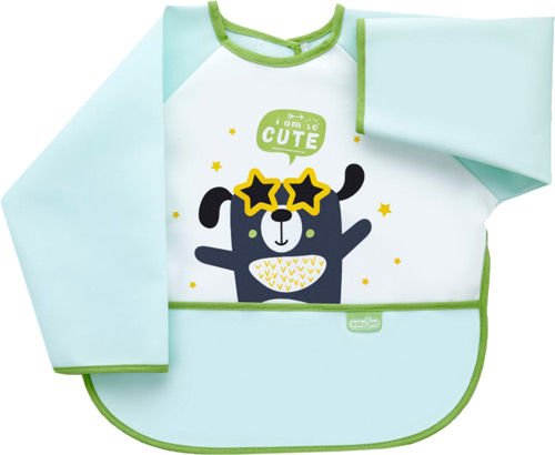 Babyjem Poli Kollu Muşamba Önlük Yeşil
