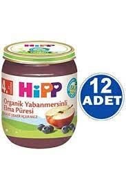 Hipp Kavanoz Maması Organik Elma Püresi 125 gr - 12 Adet