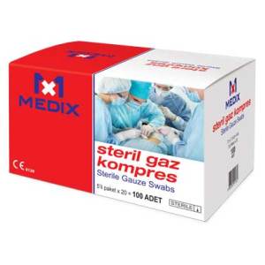 Gaz Kompres 100Lu Zarf Medıx