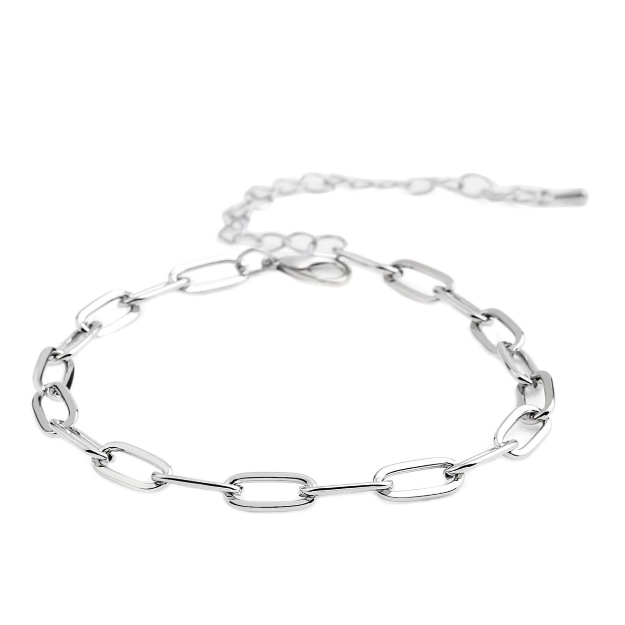 Chn-0193-12 Rodyum Bileklik Gümüş