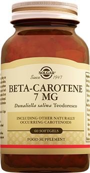 SOLGAR BETA CAROTENE 7 MG 60 SOFTGEL
