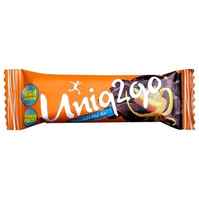 Uniq2Go Chocolight Portakal Parçacıklı Protein Bar 16'lı 40 gr