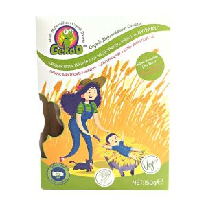 Gekoo Yulaflı Keçiboynuzlu Organik Bebek Bisküvisi 150 gr