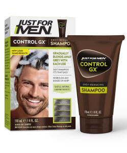 Just For Men Control GX Gray Reduction Gradually Colors Hair Daily Shampoo 118 ml