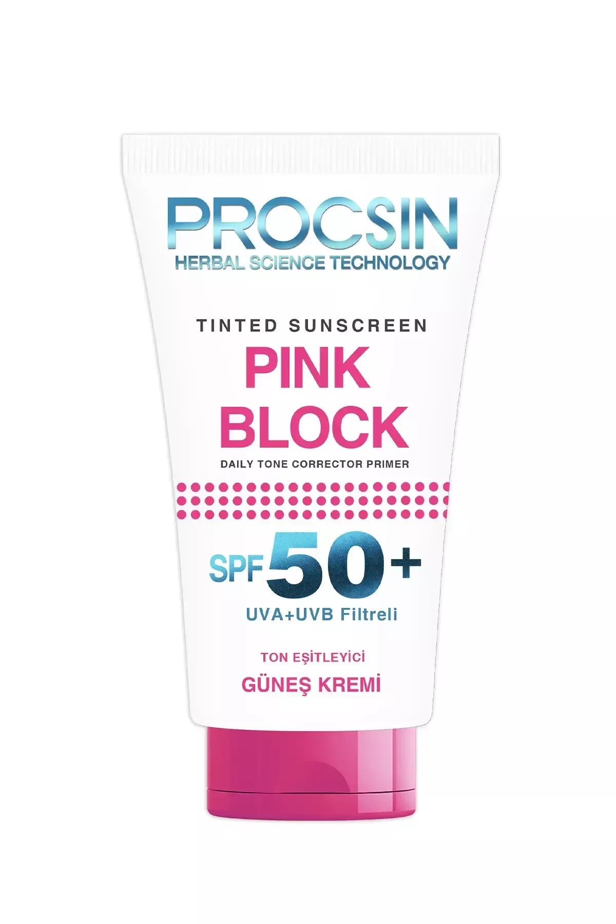 Procsin Pink Block Aydınlatıcı Güneş Kremi SPF50+ 50 ml