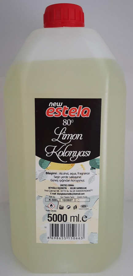 New Estela Limon Kolonyası 5 lt