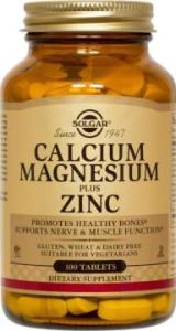 SOLGAR CALC.MAGN.PLUS ZINC 100 TABLET