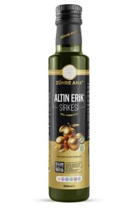 Zühre Ana Mirabelle Altın Erik Sirkesi Doğal Fermantasyon Prebiyotik Form Sirkesi 250 ml