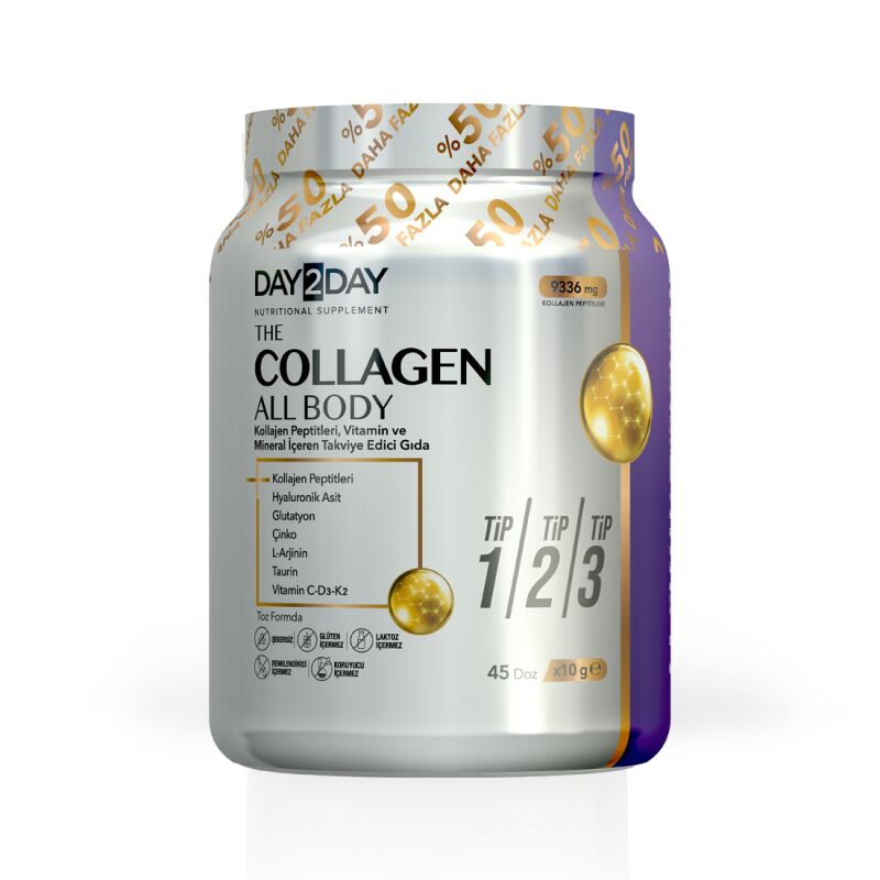 DAY2DAY THE COLLAGEN ALL BODY TOZ FORM %50 DAHA FAZLA
