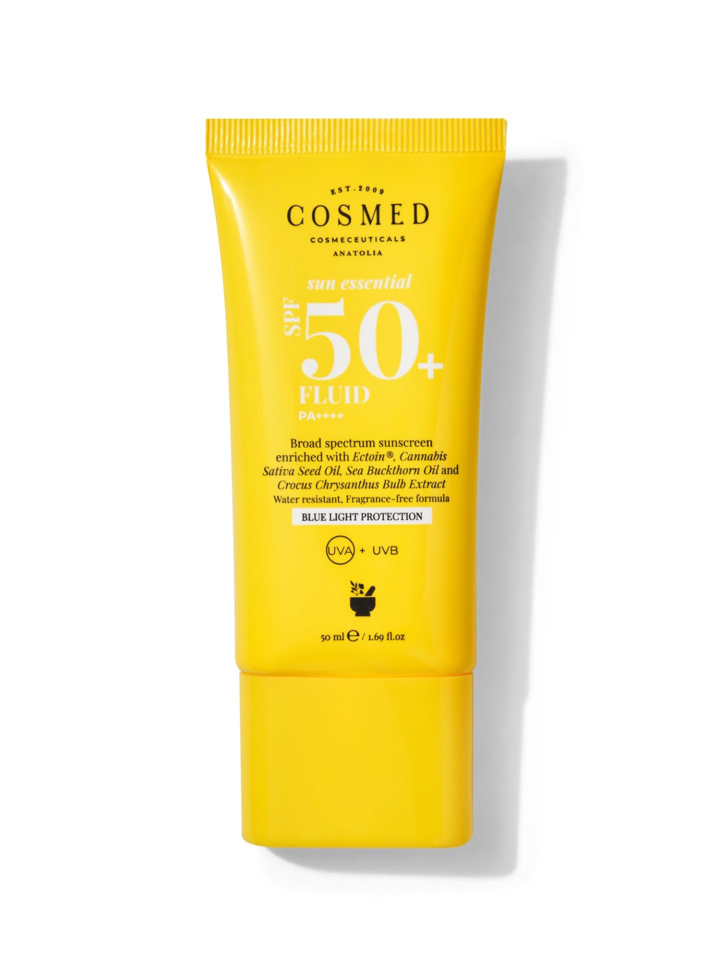 Cosmed Sun Essential Fluid Tüm Cilt Tipleri İçin Yüz Güneş Kremi SPF50 50 ml