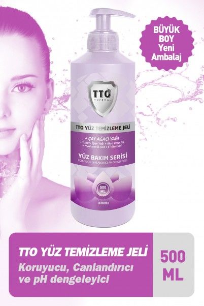 TTO Yüz Temizleme Jeli 500 ml