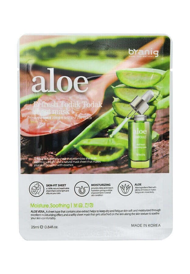 Branig Aloe Refresh Todak Todak Sheet Mask 25 gr